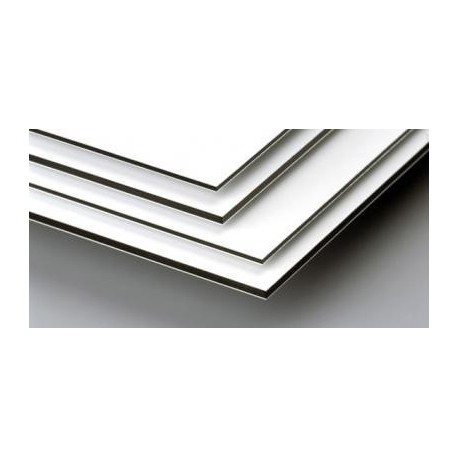 Composite 3mm aluminio de 0.21mc   blanco/blanco